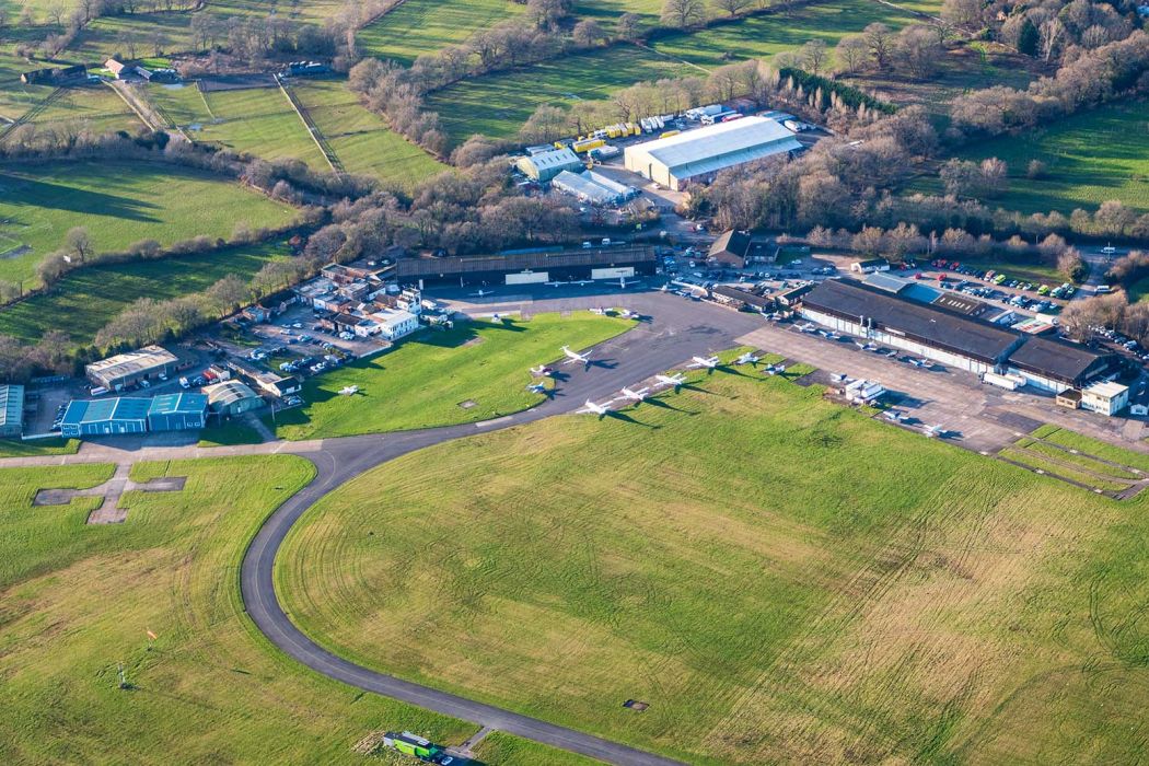 Fairoaks Aerial view